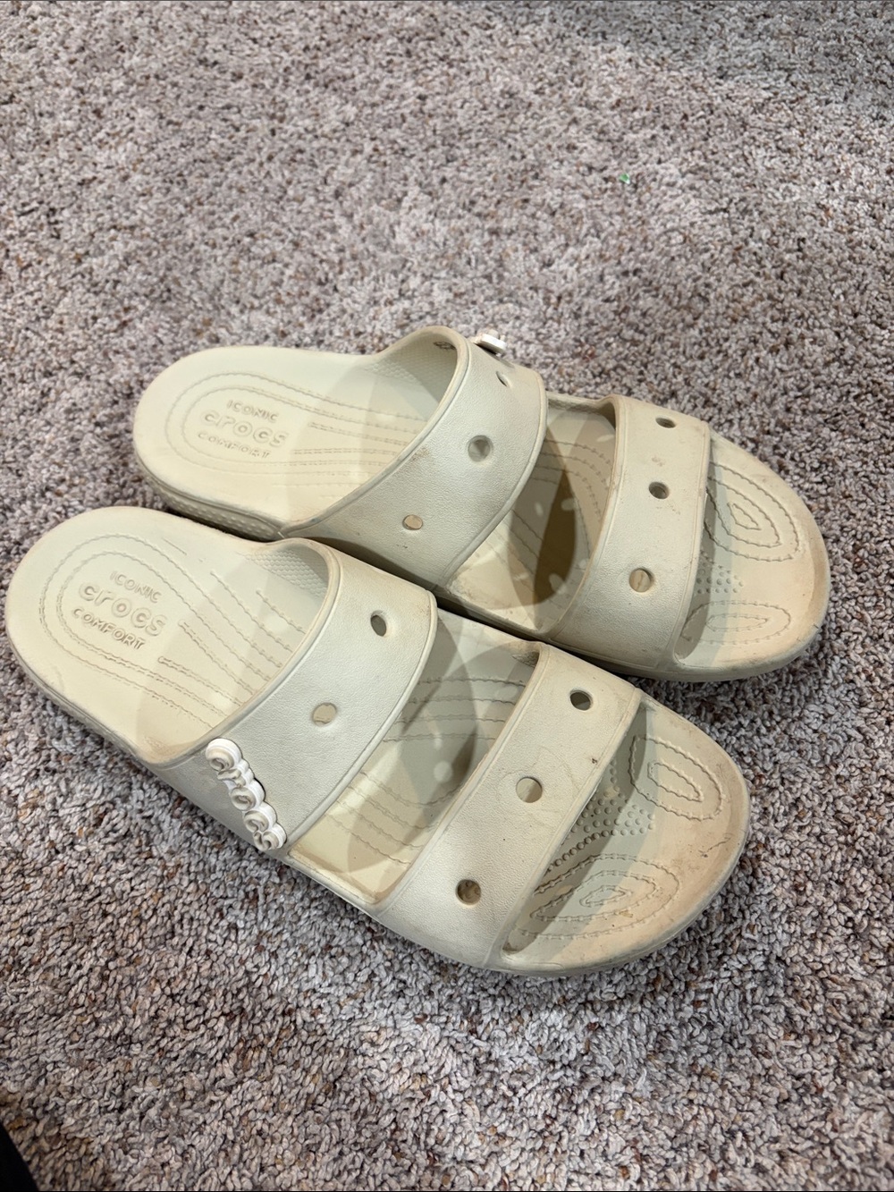 Crocs slides. Size 9/11.